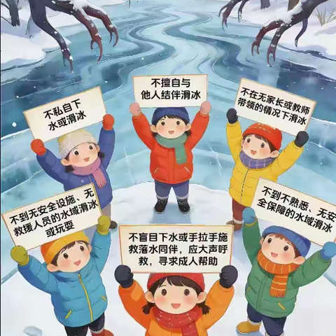 燕山路小学防冬季溺水致家长一封信