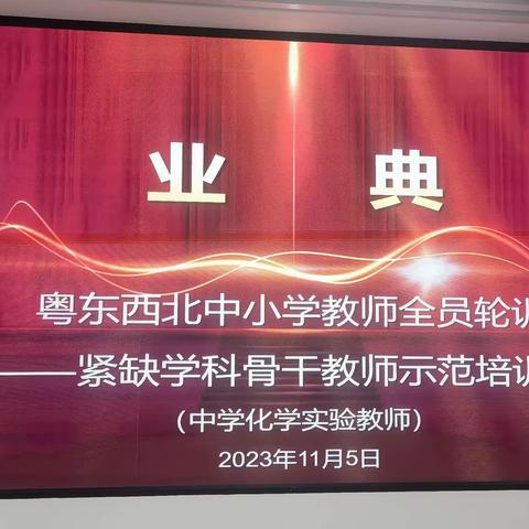 2023年湛茂两地中小学骨干教师全员轮训（中学化学实验教师）———缘聚省培求真知，得学新成助远航