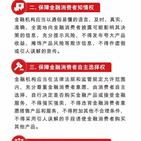 315消费者权益保护宣传月 315金融消费者八项基本权益