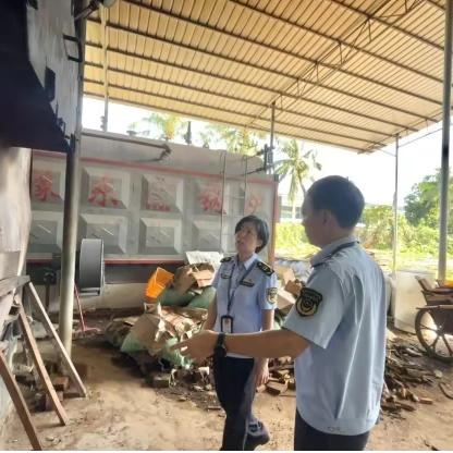 特设日报丨10.7海口市市场监管局开展国庆中秋节前特种设备安全监察工作