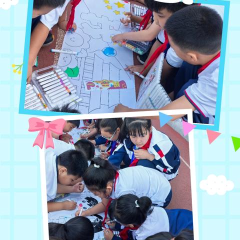 【稻地小学·德育】一笔一画绘山河，童心向国诉深情——稻地小学国庆活动