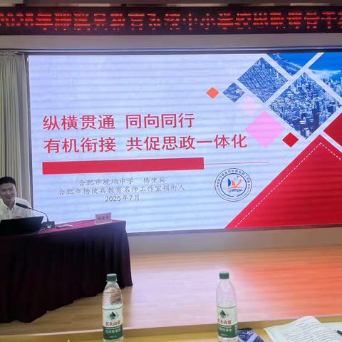 合肥市城柏中学开展思政教育一体化专题讲座