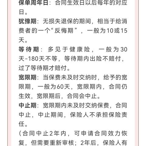 金融教育宣传月丨消费者必须要了解的保险“黑话”