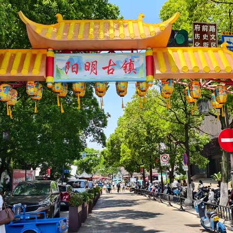 观玩阳明古镇有感