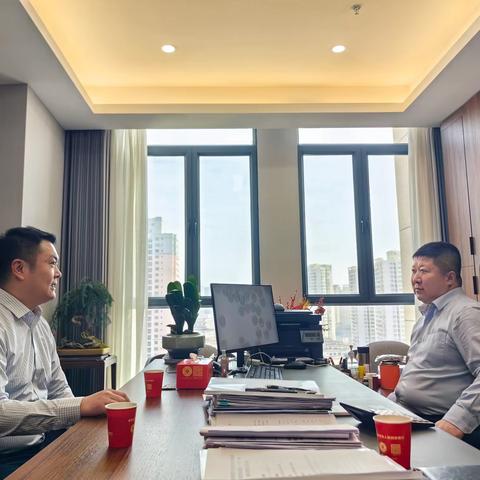 阿克苏分公司拜访阿克苏塔里木农商行