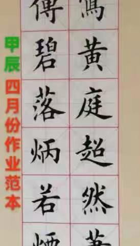 2024年走卒4月下旬作业