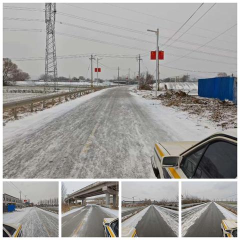 区交通运输局紧急清雪除冰 保障道路通行安全