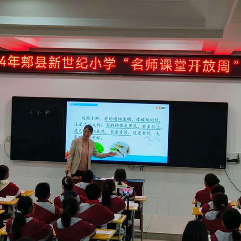 行远自迩 教学可期一一郏县新世纪小学“名师课堂开放周活动”