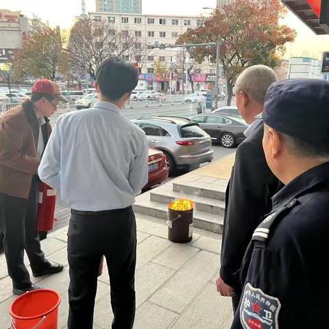 【房交市场支行】安全无小事，责任重于山—消防月安全培训及应急演练