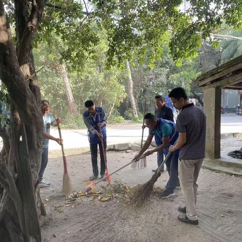 林新村组织开展人居环境大扫除活动