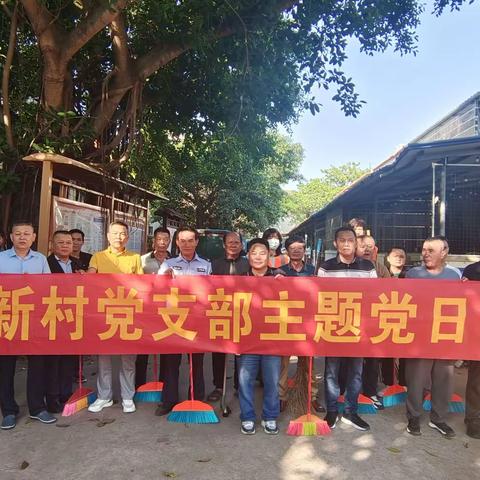 林新村委会组织开展人居环境大扫除活动