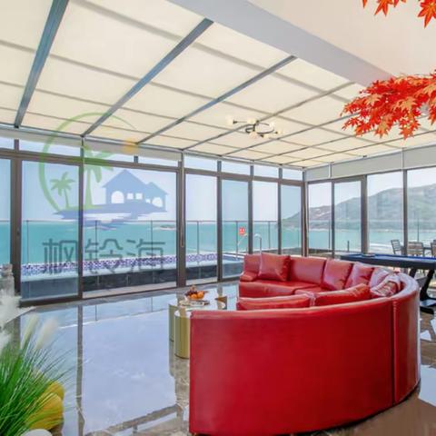枫铃海-双月湾海景"宫红玫瑰"复式5房10床空中叠墅