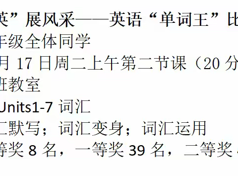 词王争霸赛 群“英”展风采