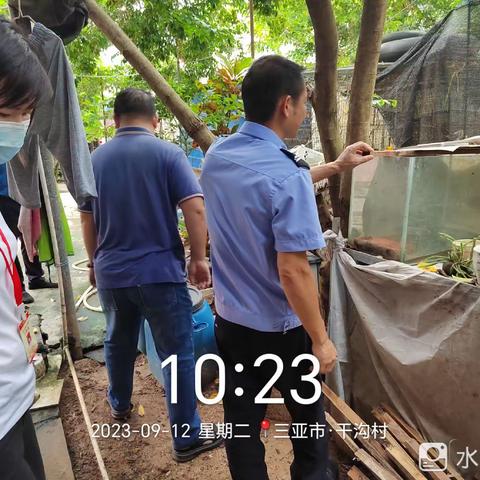 吉阳区开展“清洁家园防蚊灭蚊”夏秋季爱国卫生专项行动