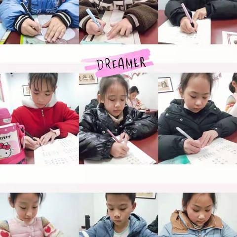 唐德谋书法张老师春季班正式放假啦