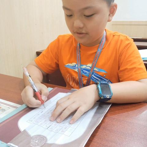 唐德谋书法张老师暑假二期班正式结束啦！