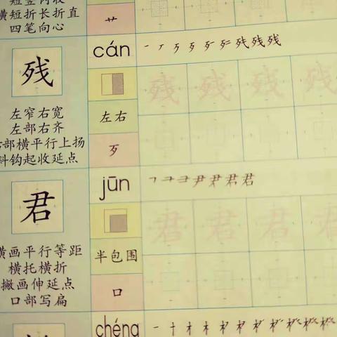 赵河三小教师坚持书写第1996期