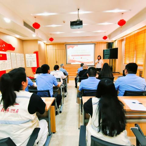 闽都社区开展《铭记历史、珍爱和平 捍卫全民族浴血奋战胜利成果》专题党课