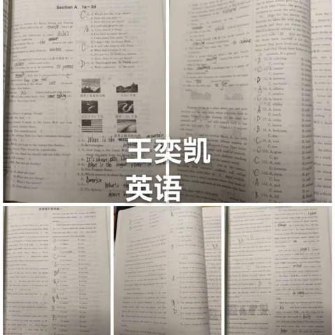六组英语作业评价：总体交作业及时认真