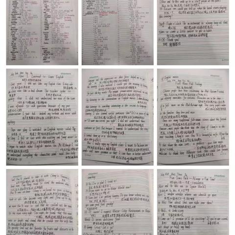 六组英语作业评价：总评：大部分交作业及时且态度良好
