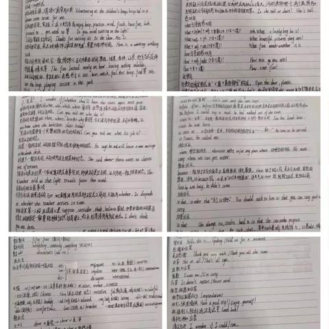 六组英语作业点评：总体表现良好，交作业及时