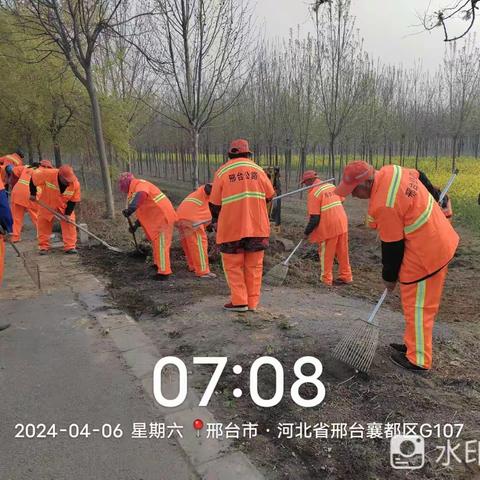 任泽区公路站严密组织襄都区大外环整修