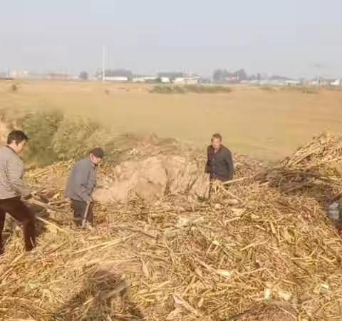 平固店镇“持续推进河道秸秆清理、确保河道畅通”