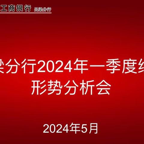 吕梁分行召开2024年一季度经营形势分析会议