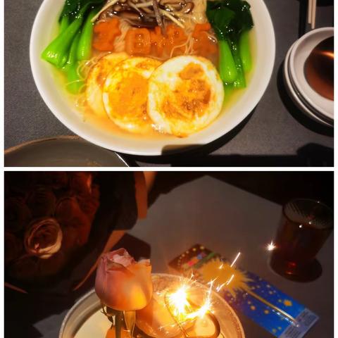 给妈妈过生日