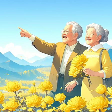 太极健身  登高赏秋  庆重阳
