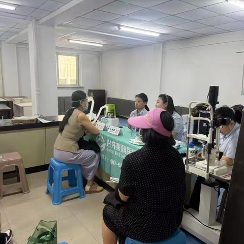 【幸福教育】“光明进社区，关爱眼健康”艳粉街社区义诊活动
