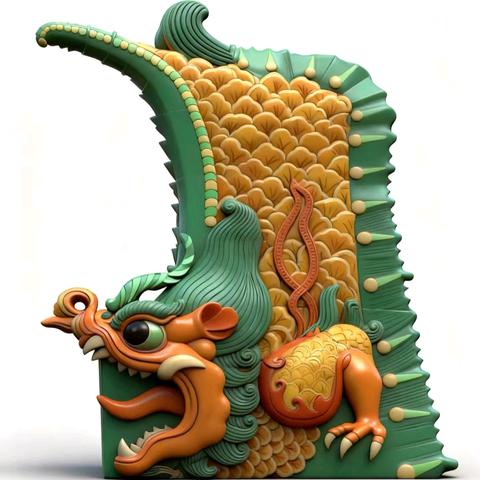 【第一期】 绘鸱吻之灵，传古建之美 ——色彩魔法社团-华严寺鸱吻主题绘画活动纪实