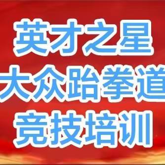 2024第十四届英才之星大众跆拳道竞技培训