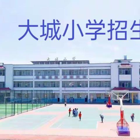 大城小学2023年秋季学期一年级新生招生公告