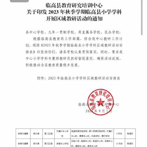 展体育课堂风采、 共教研促成长                                        一一2023年临高县小学体育与健康第二区域教研活动简篇