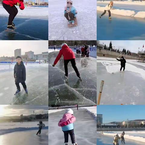 运动燃冰雪，少年正风华 ——白山市外国语学校初中部缤纷寒假之运动篇