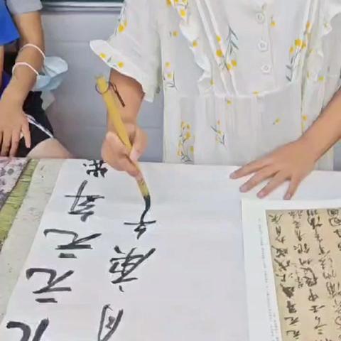 江汉油田向阳青少年书法艺术中心【周末微展】.《暑期之星.临帖说字篇六》（总第118期）