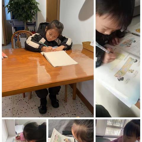 【张洪敏】一(1)班孝德作业:我爱学习，我爱读书