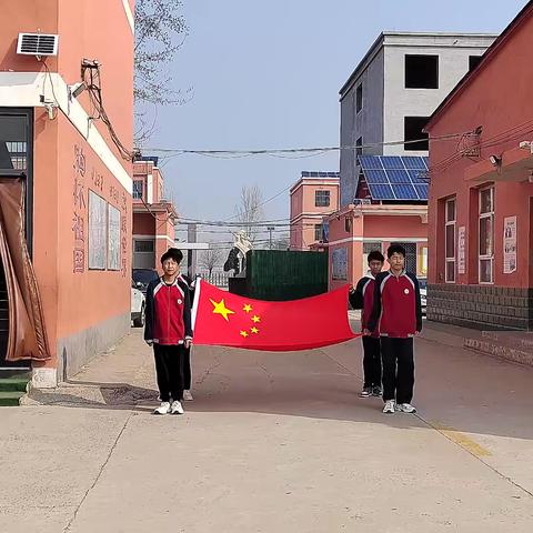 积跬步，至千里——吴官营中心升旗仪式