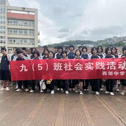 西郊中学九（5）班社会实践活动