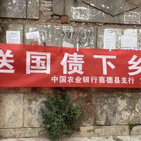 中国农业银行喜德县支行开展“送国债下乡”主题宣传活动