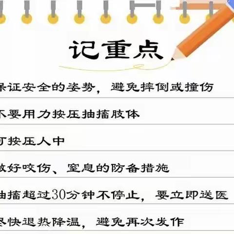 儿童高热惊厥的居家紧急处理——上蔡县儿科二病区