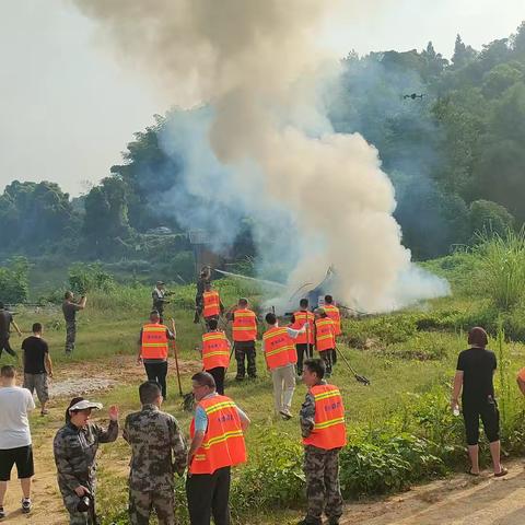 森林防火演练