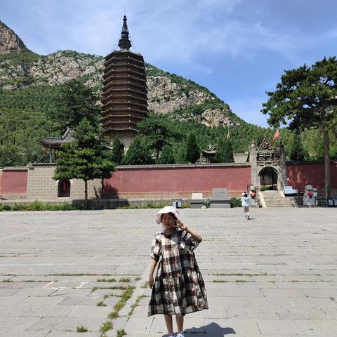 暑期参观山西灵丘觉山寺塔