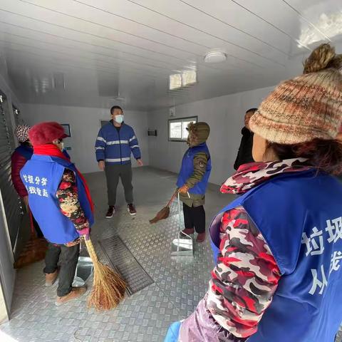 严寒冬日垃圾分类宣传培训不降温——惜福镇街道持续开展垃圾分类宣传培训工作