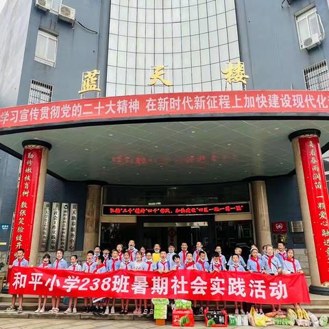 童心同行，筑梦未来——湘潭市和平小学238班2023年暑假社会实践活动记录