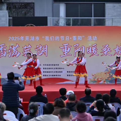 繁昌区柔力球协会参加“菊香满芜湖、重阳暖桑榆”活动
