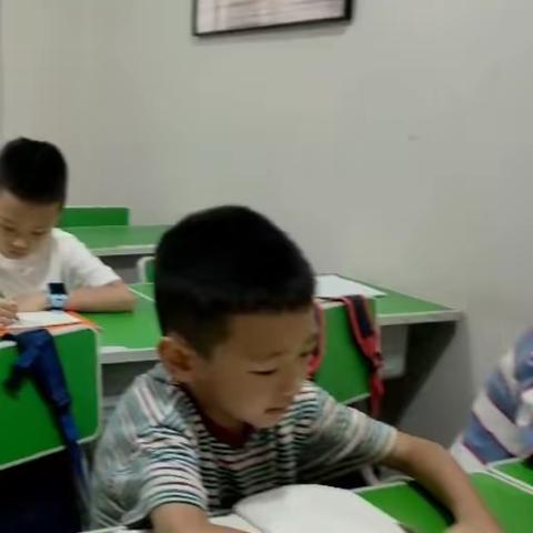 幼小衔接课堂风采之周宇航