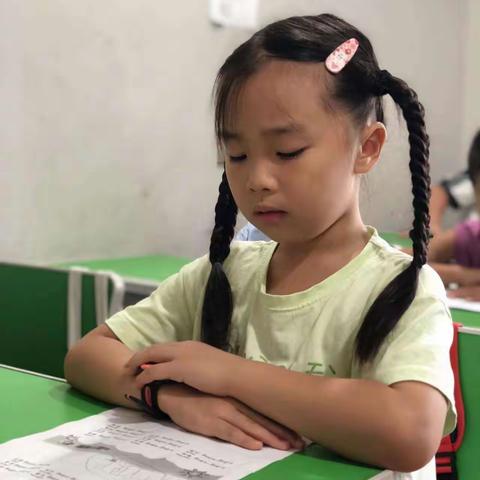 幼小衔接课堂风采之李梓熙