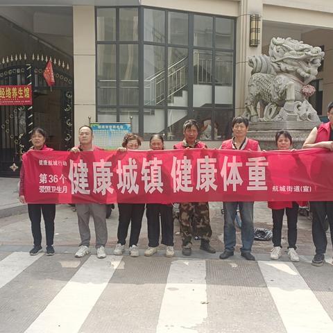 营造美丽航城 卫生健康先行——航城街道开展全国爱国卫生月主题系列活动